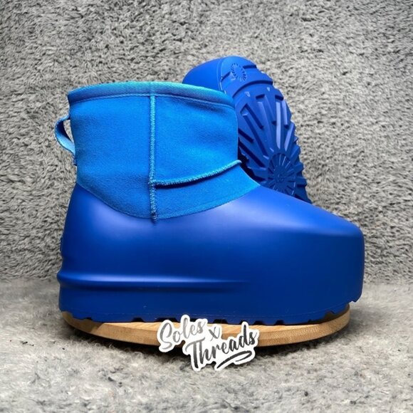 UGG Classic Mini Pumped Molded Boot Size 8 Women Blue 1158370 - Picture 1 of 8